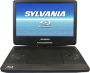 Front Zoom. Sylvania - 13.3” Portable Blu-ray Player with Swivel Screen - Black.