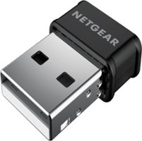 NETGEAR - Dual-Band Wireless-AC USB Network Adapter - Black - Front_Zoom