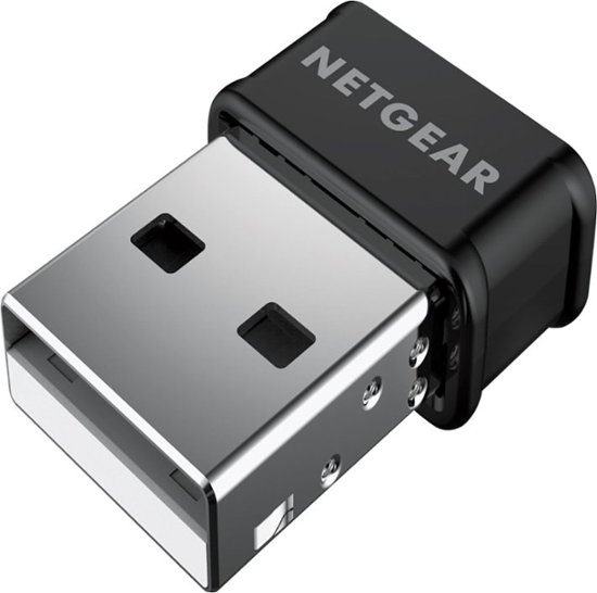 NETGEAR Wireless-AC USB Network Adapter Black A6150-100PAS Best Buy