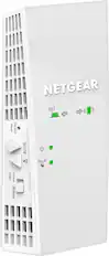 Front. NETGEAR - NETGEAR WiFi 5 Extender EX6250, 1.75 Gbps, adds up to 2,100 sq ft. - White.