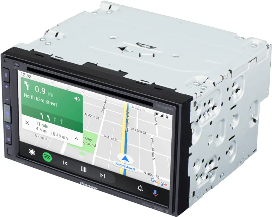 Alt View 17. Pioneer - 6.8" Android Auto™ and Apple CarPlay® Bluetooth® Digital Media (DM) Receiver - Black.