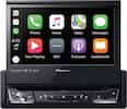 Front. Pioneer - 7" Motorized Android Auto™ and Apple CarPlay® Bluetooth® Digital Media (DM) Receiver - Black.