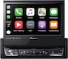 Pioneer - 7" Motorized Android Auto and Apple CarPlay Bluetooth Digital Media (DM) Receiver - Black