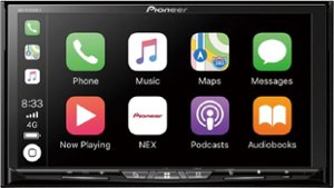 Pioneer - 7" - Amazon Alexa,  Android Auto™/Apple CarPlay® (wired/wireless), Bluetooth®, iDatalink® - Multimedia DVD Receiver - Black - Front_Zoom