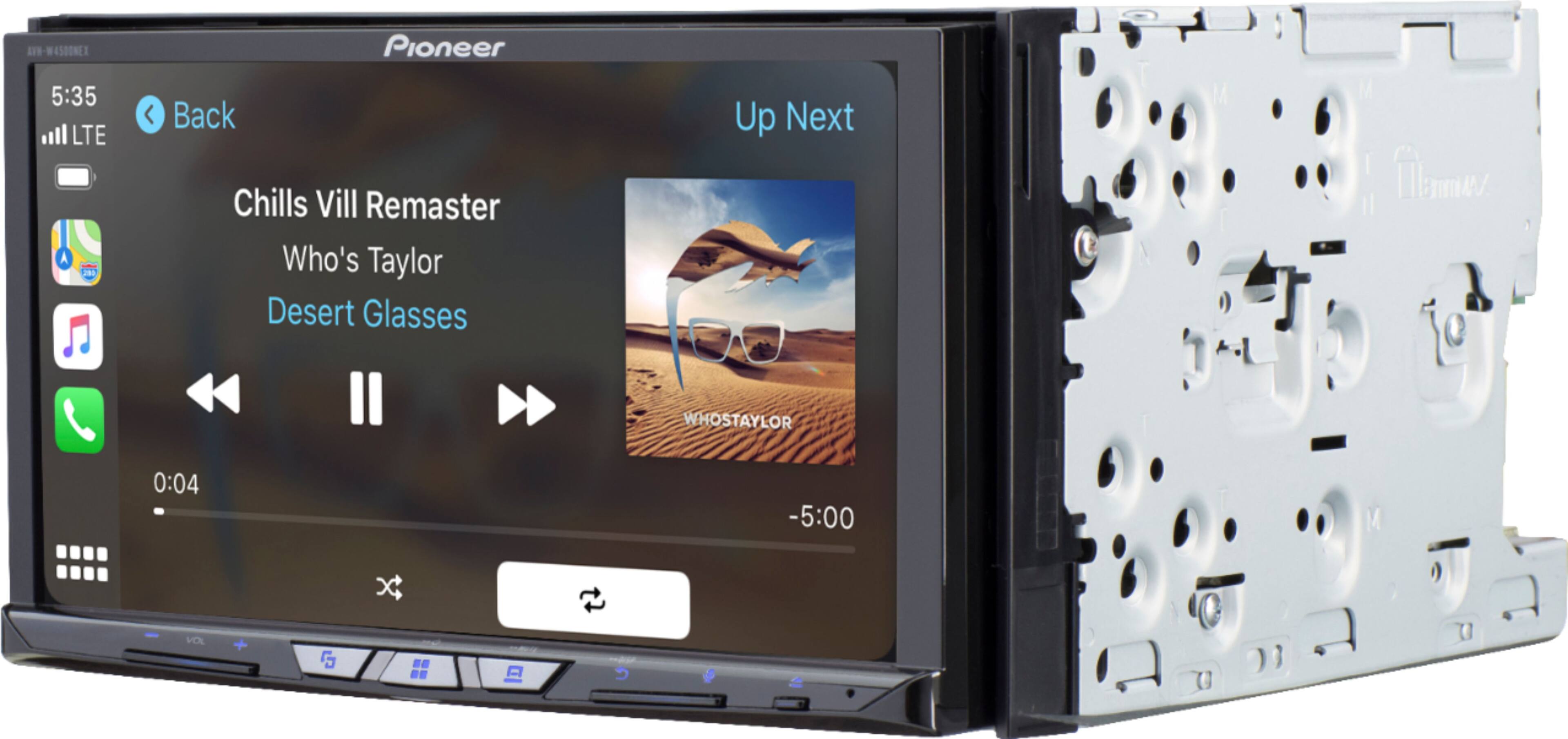 Alt View 16. Pioneer - 7" - Amazon Alexa,  Android Auto™/Apple CarPlay® (wired/wireless), Bluetooth®, iDatalink® - Multimedia DVD Receiver - Black.