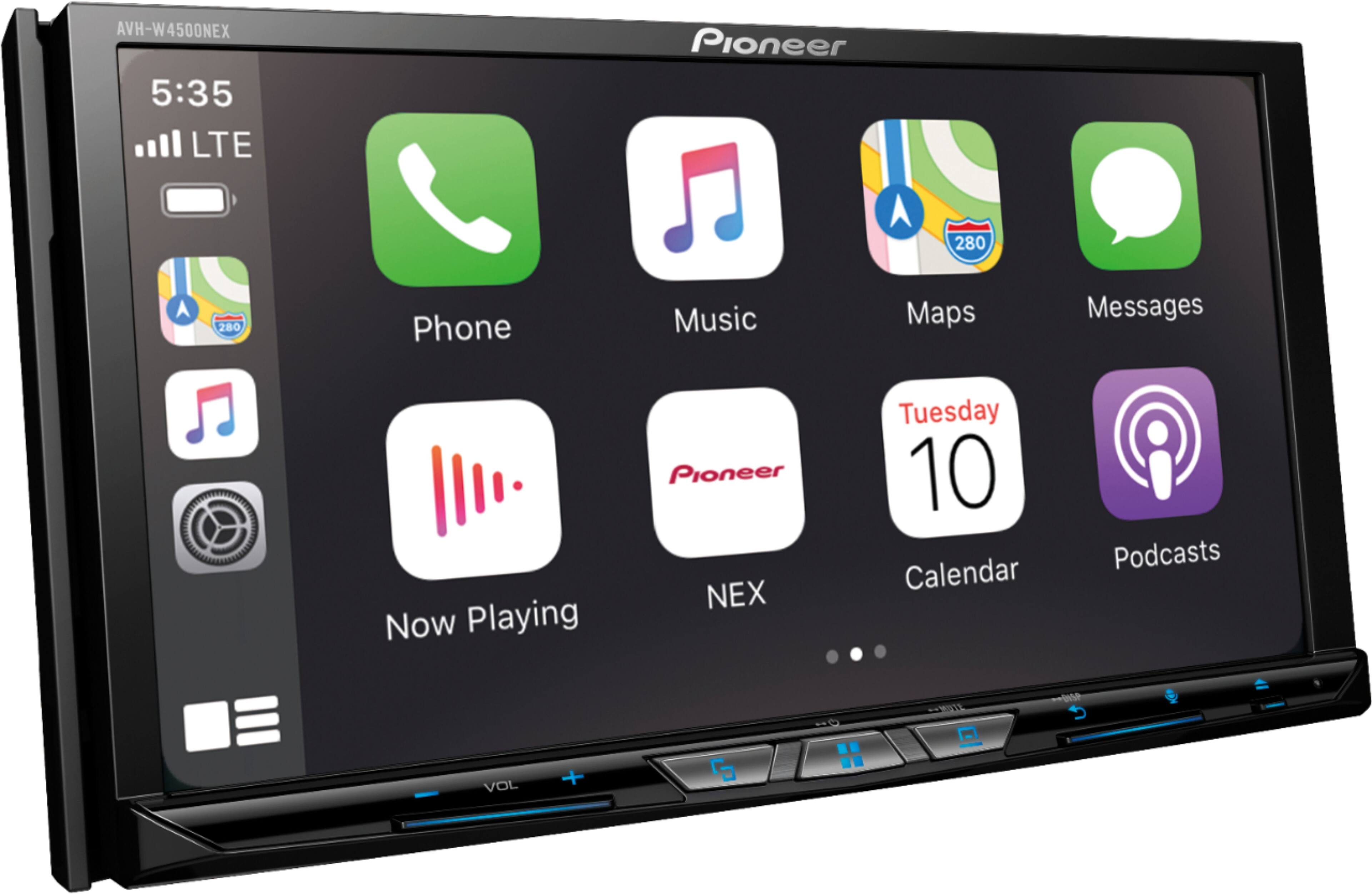 Alt View 19. Pioneer - 7" - Amazon Alexa,  Android Auto™/Apple CarPlay® (wired/wireless), Bluetooth®, iDatalink® - Multimedia DVD Receiver - Black.