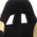 Alt View 13. CorLiving - High-Back Ergonomic Gaming Chair - Black/Mesh Gold.