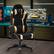Alt View 16. CorLiving - High-Back Ergonomic Gaming Chair - Black/Mesh Gold.