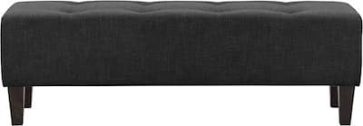 CorLiving - Rectangular Ottoman - Dark Gray