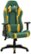 Angle Zoom. CorLiving - High-Back Ergonomic Gaming Chair - Green/Mesh Yellow.