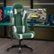 Alt View Zoom 18. CorLiving - High-Back Ergonomic Gaming Chair - Green/Mesh White.