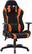 Angle. CorLiving - High-Back Ergonomic Gaming Chair - Black/Mesh Orange.
