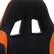 Alt View 13. CorLiving - High-Back Ergonomic Gaming Chair - Black/Mesh Orange.