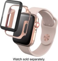 ZAGG - InvisibleShield Glass+ 360 Screen Protector for Apple Watch Series 4 40mm and Series 5 40mm - Gold - Angle_Zoom