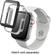 Angle. ZAGG - InvisibleShield Glass+ 360 Screen Protector for Apple Watch Series 4 44mm and Series 5 44mm - Silver.