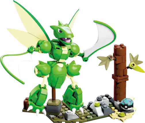 Front. Mega Construx - Pokemon Super-Sized Scyther.