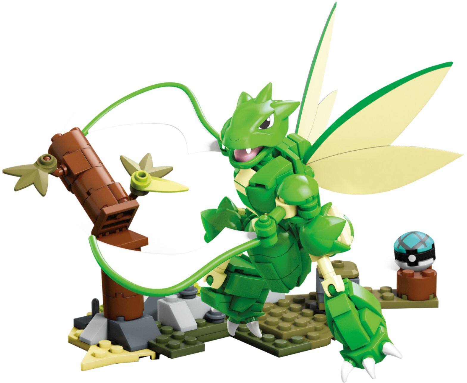 Alt View 11. Mega Construx - Pokemon Super-Sized Scyther.