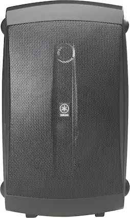 Front. Yamaha - 120W Outdoor Wall-Mount 2-Way Speakers - Black.