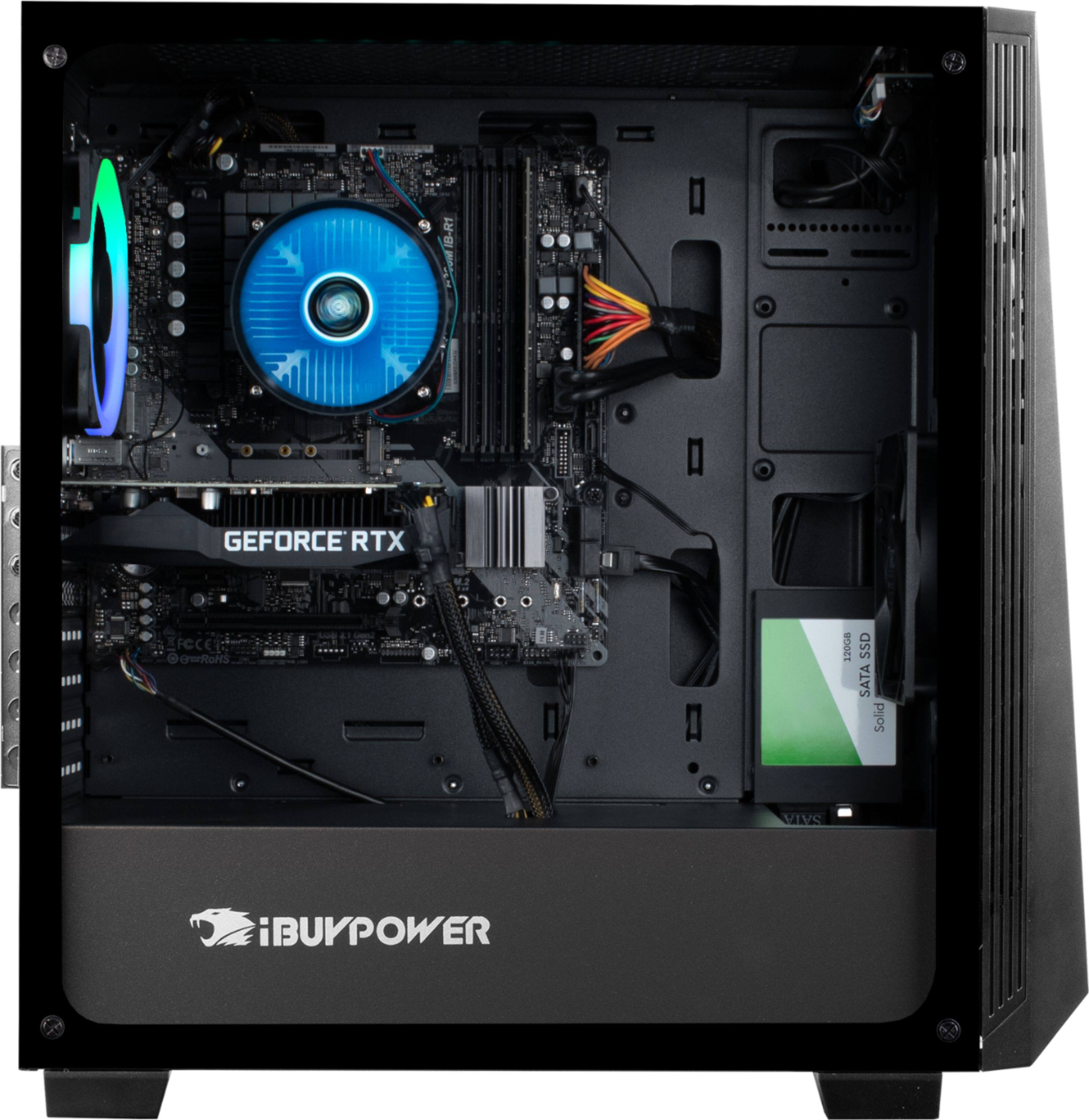 Best Buy: iBUYPOWER Gaming Desktop Intel Core i5-9400F 8GB Memory NVIDIA  GeForce RTX 2060 1TB HDD + 120GB SSD BB960