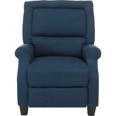 Noble House - Ayden Fabric Recliner - Dark Blue