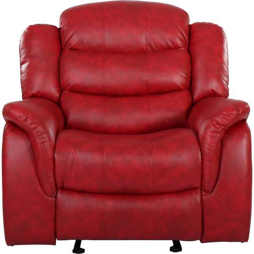 Noble House - Emmet Glider Recliner - Ox Blood Red