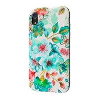 ArtsCase - StrongFit Designers Bright Italian Summer by gingerlique Case for Apple® iPhone® XR - White/Blue - Front_Zoom