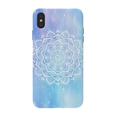 ArtsCase - StrongFit Designers MANDALA BLUE PURPLE Case for Apple® iPhone® XS Max - Multicolor