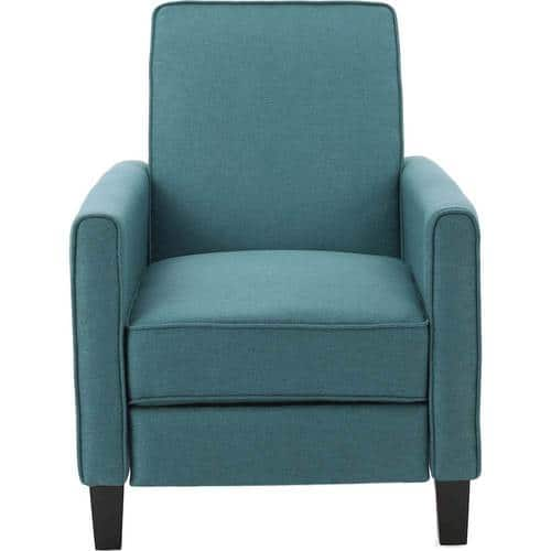 Noble House - Columbus Fabric Recliner - Dark Teal