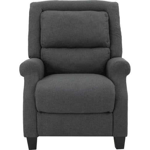 Noble House - Ayden Fabric Recliner - Dark Gray