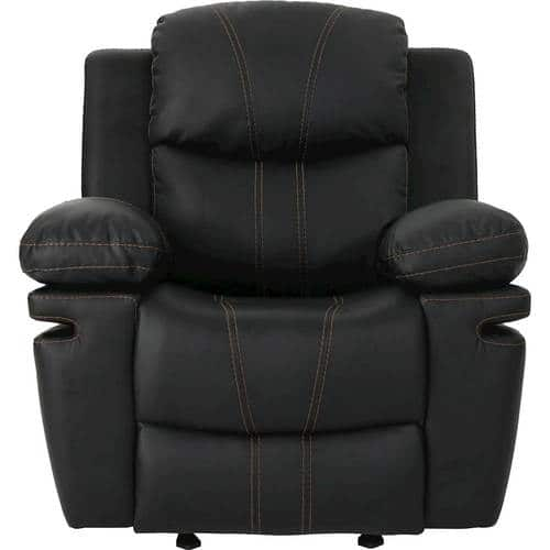 Noble House - Gulfport Gliding Recliner - Black