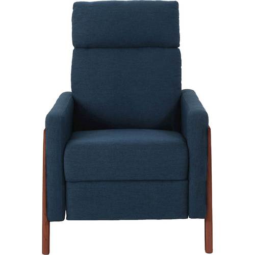 Noble House - Cotulla Fabric Recliner - Navy Blue