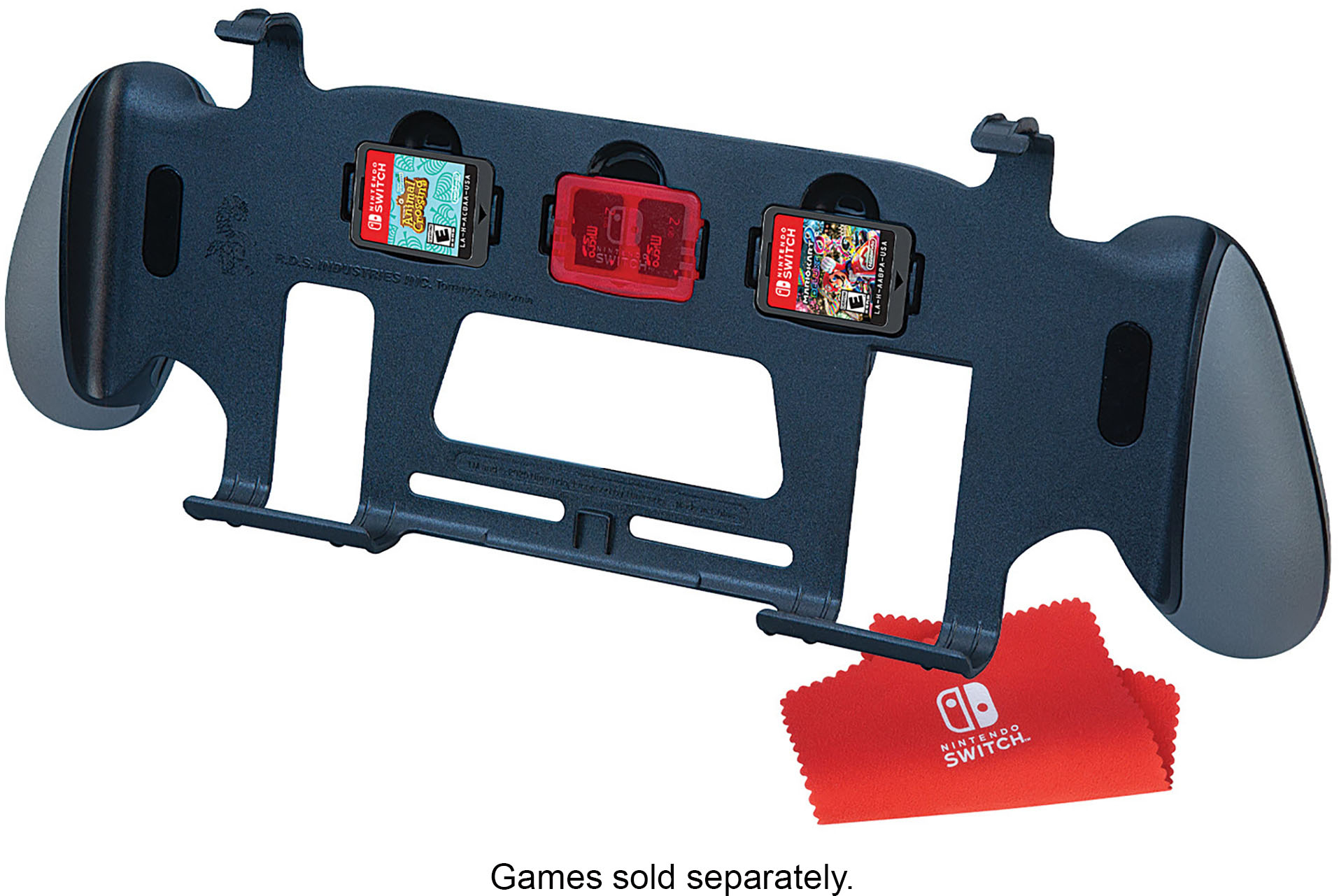 RDS Industries NNS42Z Housse de protection pour console de jeux portable  Boîtier robuste Nintendo Noir