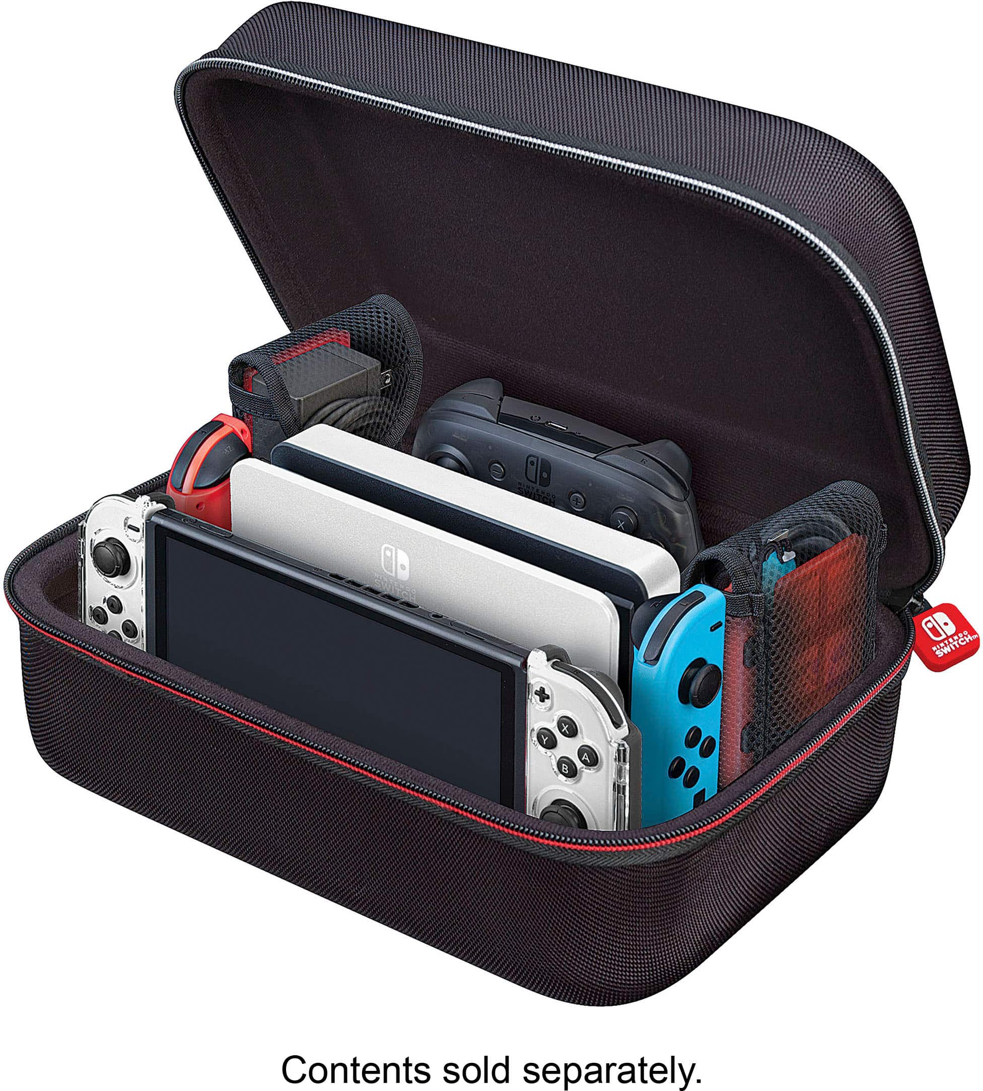 Alt View 13. RDS Industries - 12" Hard Case for Game Console - Black.