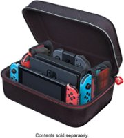 RDS Industries - 12" Hard Case for Game Console - Black - Front_Zoom