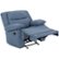 Alt View Zoom 11. Noble House - Jeannette Glider Fabric Recliner - Navy Blue Tweed.