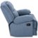 Alt View Zoom 12. Noble House - Jeannette Glider Fabric Recliner - Navy Blue Tweed.