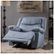 Alt View Zoom 18. Noble House - Jeannette Glider Fabric Recliner - Navy Blue Tweed.