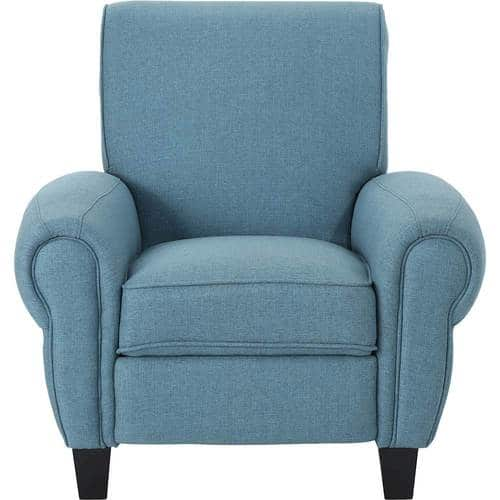 Noble House - Topton Fabric Recliner - Blue