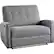 Angle. Noble House - Orofino Loveseat Recliner - Gray.