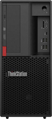  Lenovo - ThinkStation Desktop - Intel Core i7 - 16 GB Memory - 512 GB Solid State Drive - Raven Black