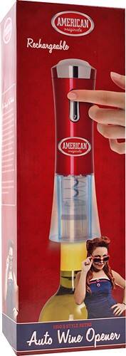 Front Standard. American Originals - Auto Wine Opener Rechargeable Electric Corkscrew.