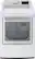 Front. LG - 7.3 Cu. Ft. Smart Electric Dryer with Steam and Sensor Dry - White.