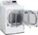 Alt View 16. LG - 7.3 Cu. Ft. Smart Electric Dryer with Steam and Sensor Dry - White.