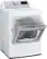 Alt View 18. LG - 7.3 Cu. Ft. Smart Electric Dryer with Steam and Sensor Dry - White.