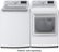 Alt View Zoom 11. LG - 7.3 Cu. Ft. Smart Gas Dryer with Steam and Sensor Dry - White.