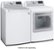Alt View Zoom 12. LG - 7.3 Cu. Ft. Smart Gas Dryer with Steam and Sensor Dry - White.