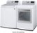 Alt View Zoom 13. LG - 7.3 Cu. Ft. Smart Gas Dryer with Steam and Sensor Dry - White.