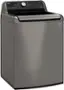 Angle. LG - 5.5 Cu. Ft. High-Efficiency Smart Top Load Washer with TurboWash3D Technology - Graphite Steel.