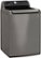 Angle Zoom. LG - 5.5 Cu. Ft. High-Efficiency Smart Top Load Washer with TurboWash3D Technology - Graphite steel.