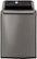 Front Zoom. LG - 5.5 Cu. Ft. High-Efficiency Smart Top-Load Washer with TurboWash3D Technology - Graphite steel.